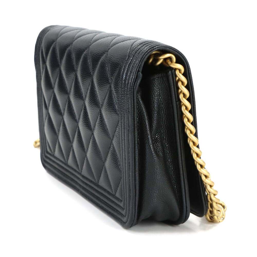 CHANEL Black Caviar Leather Wallet - Picture 4 of 10
